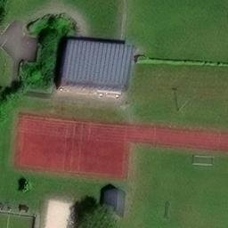 Sand Volleyball Court — aerial view