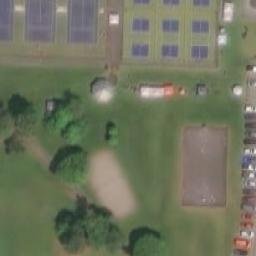 Terrace Beach Volleyball Court — aerial view