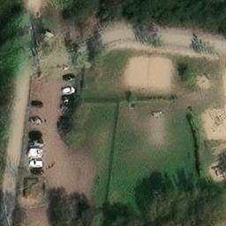 Sand Volleyball Court — aerial view
