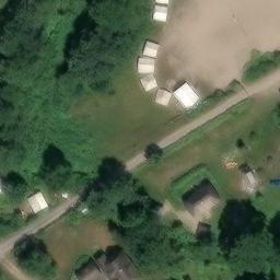 Sand Volleyball Court — aerial view