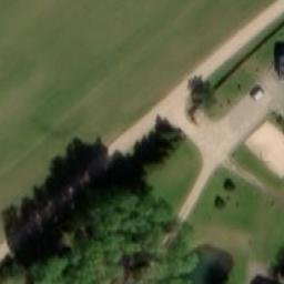 Sand Volleyball Court — aerial view