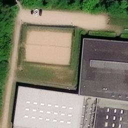 Sand Volleyball Court, Eckernförde — aerial view