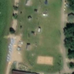 Sand Volleyball Court — aerial view