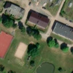 Sand Volleyball Court — aerial view