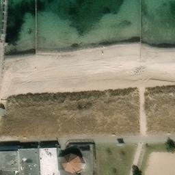 Sand Volleyball Court, Heiligenhafen — aerial view