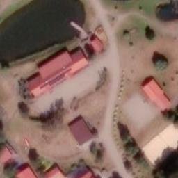 Sand Volleyball Court — aerial view