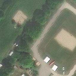 Volleyball Court, Behrensdorf (Ostsee) — aerial view