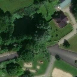 Sand Volleyball Court, Stapel — aerial view