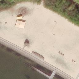 Sand Volleyball Court, Altefähr — aerial view