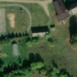 Sand Volleyball Court — aerial view