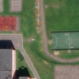 Volleyball Court — aerial view