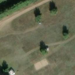 Sand Volleyball Court — aerial view