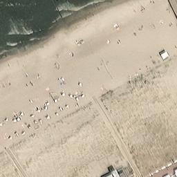 Sand Volleyball Court, Graal-Müritz — aerial view