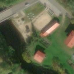 Sand Volleyball Court — aerial view
