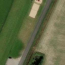 Sand Volleyball Court, Hedwigenkoog — aerial view