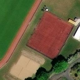 Sand Volleyball Court, Nortorf — aerial view