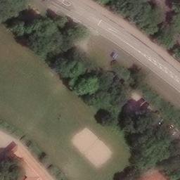Sand Volleyball Court, Plön — aerial view