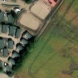 Sand Volleyball Court, Rerik — aerial view