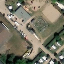Sand Volleyball Court, Rerik — aerial view