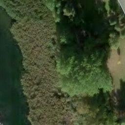 Sand Volleyball Court, Rostock — aerial view