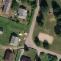 Sand Volleyball Court — aerial view