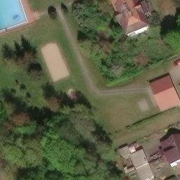 Sand Volleyball Court, Gransebieth — aerial view
