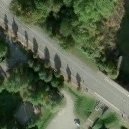 Sand Volleyball Court, Rostock — aerial view