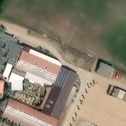 Sand Volleyball Court in Boiensdorf, Mecklenburg-Vorpommern — aerial view