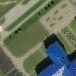 Volleyball Court — aerial view