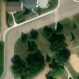 Town of St. Paul Beach Volleyball Court — aerial view