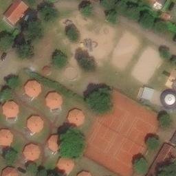 Sand Volleyball Court, Boltenhagen — aerial view