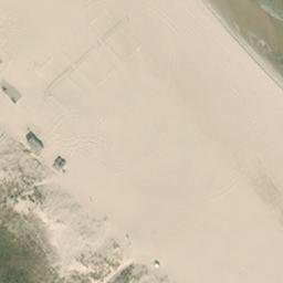 Sand Volleyball Court — aerial view