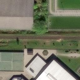 Sand Volleyball Court, Wilster — aerial view