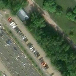 Площадка для пляжного волейбола, Комсомольское озеро — aerial view