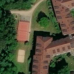 Sand Volleyball Court, Bad Bramstedt — aerial view