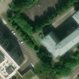 Volleyball Court — aerial view