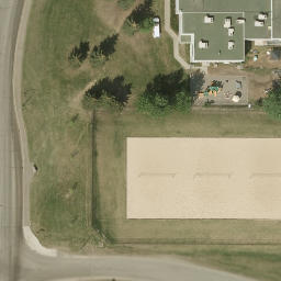 Beach Volleyball — aerial view