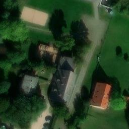 Sand Volleyball Court, Stolpe an der Peene — aerial view