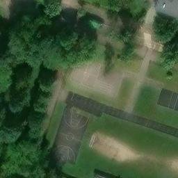Volleyball Court — aerial view