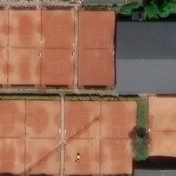 Sand Volleyball Court, Lübeck — aerial view