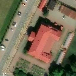 Volleyball Court — aerial view
