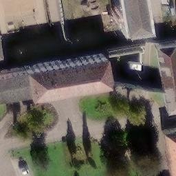 Volleyball Court, Bützow — aerial view