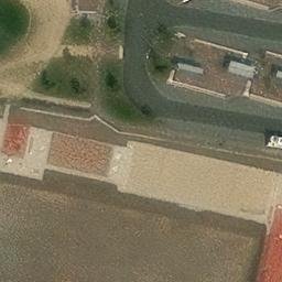 Otterndorf Beach Volleyball Court #2 — aerial view