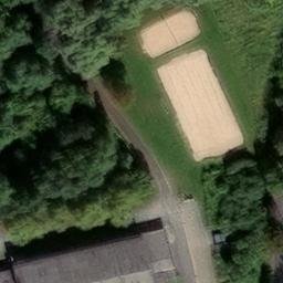 Sand Volleyball Court, Cadenberge — aerial view