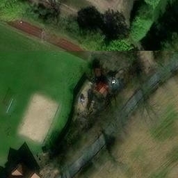 Wakendorf II Beach Volleyball Court — aerial view