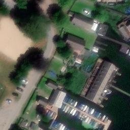 Sand Volleyball Court, Güstrow — aerial view