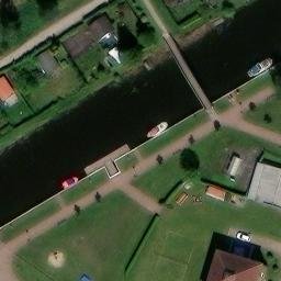 Volleyball Court, Malchin — aerial view