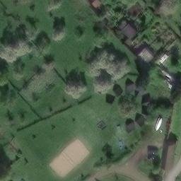 Sand Volleyball Court, Lübstorf — aerial view