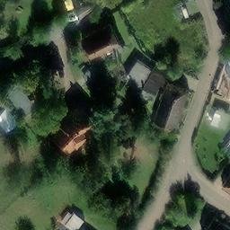 Grass Volleyball Court, Witzin — aerial view