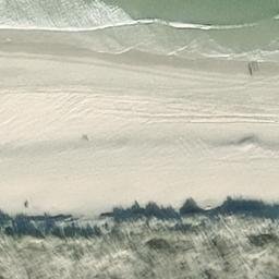 Sand Volleyball Court — aerial view